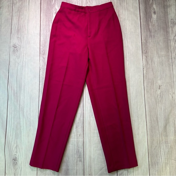 Women’s Vintage High Waisted Levi’s Bend Over Polyester Zip Up Pants Size 12 - Picture 3 of 8